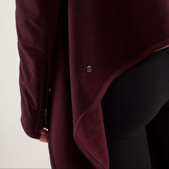 Presence of Mind Jacket Wrap- Bordeaux Drama- Lulu - Picture 5 of 11